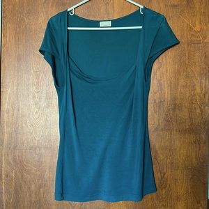 Dries Van Noten emerald green top M